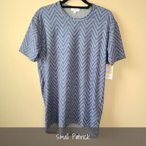 LuLaRoe Patrick Unisex Tee Small NWT